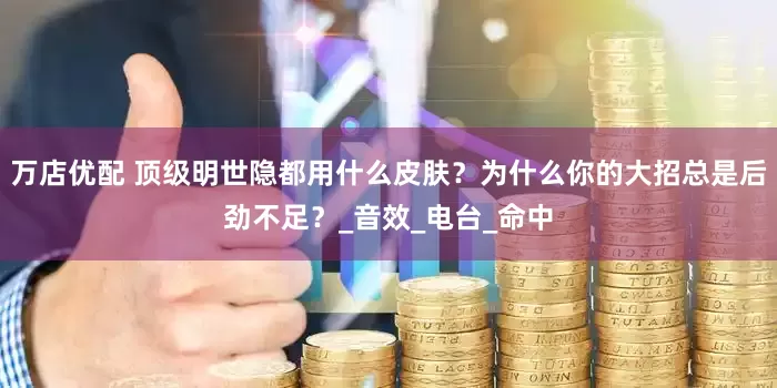 万店优配 顶级明世隐都用什么皮肤？为什么你的大招总是后劲不足？_音效_电台_命中