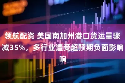领航配资 美国南加州港口货运量骤减35%，多行业遭受超预期负面影响