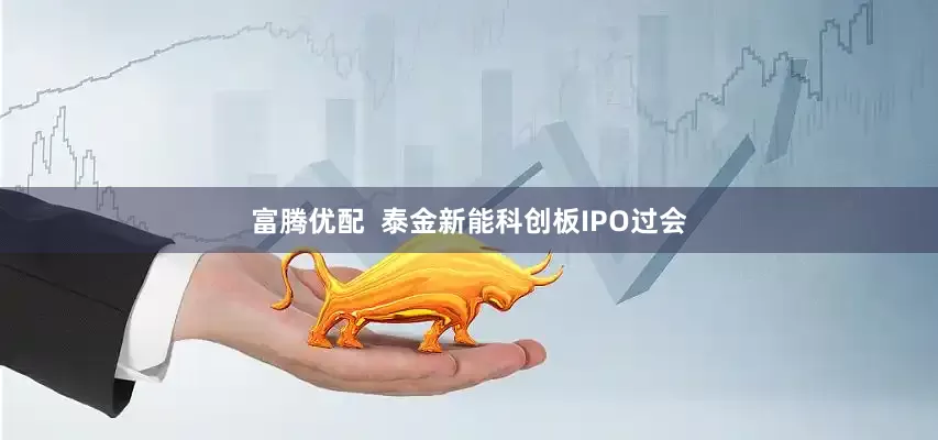 富腾优配  泰金新能科创板IPO过会